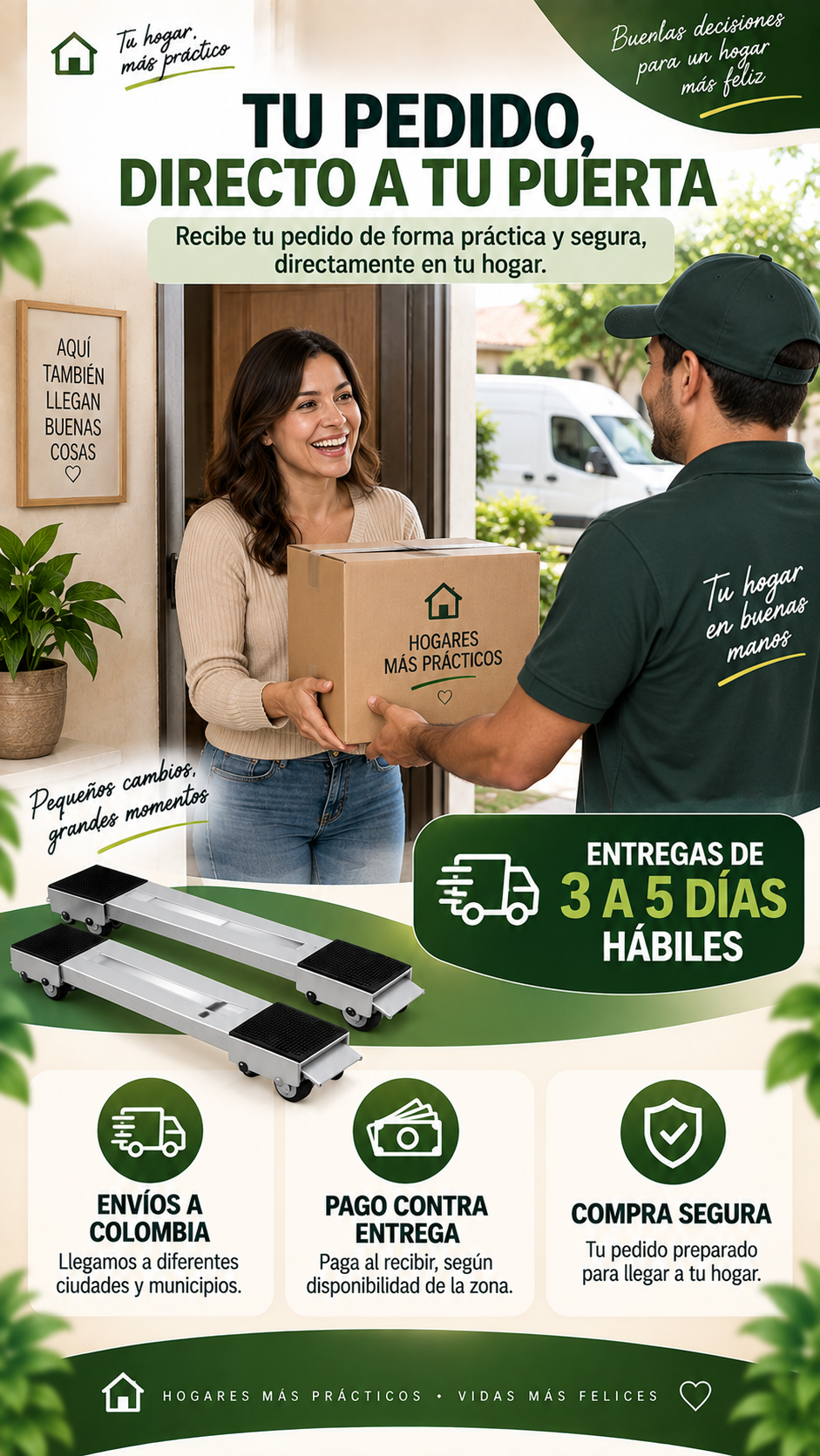 Base Móvil Ajustable Electrodomésticos