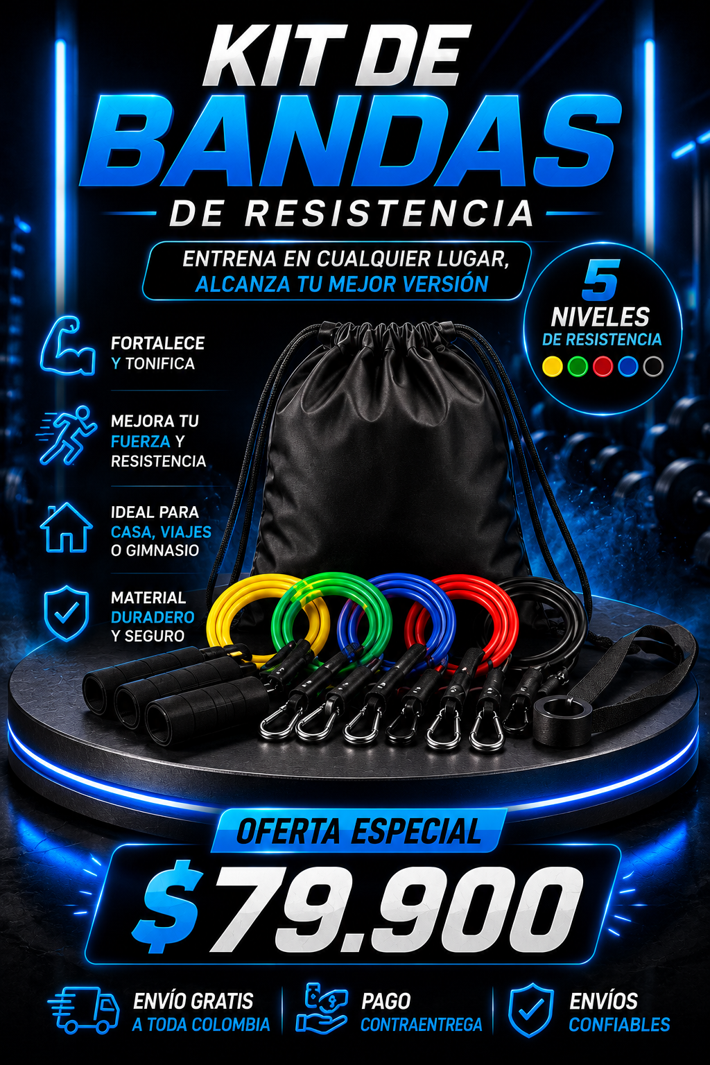 Kit Bandas de Resistencia